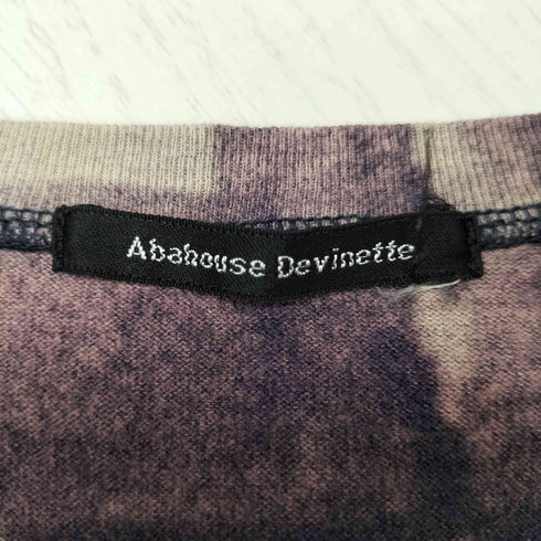 アバハウスドゥヴィネット abahouse devinette フォト 総柄 プリント タンクトップ レディース